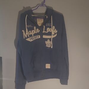 Ptp 22 L 25 Neck To Cuff 32Blue Maple Leafs NHL Hoodie